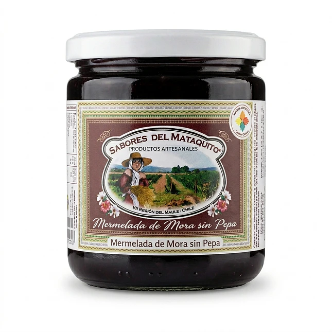 Mermelada de Mora Sin Pepas 500 grs