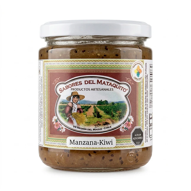 Mermelada de Manzana y Kiwi 500 grs