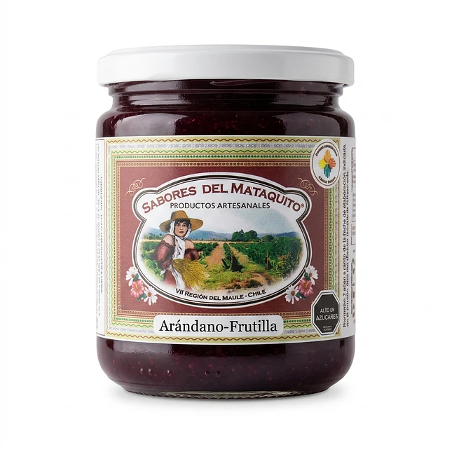 Mermelada de Arándano y Frutilla 500 grs