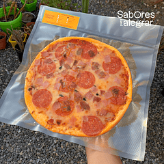 Pizza todas las Carnes | Individual y sellada al vacío