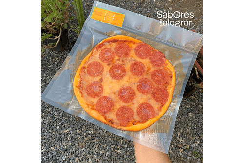 Pizza Pepperoni | Individual y sellada al vacío