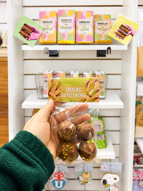 TRUFAS DE PISTACHO 100G