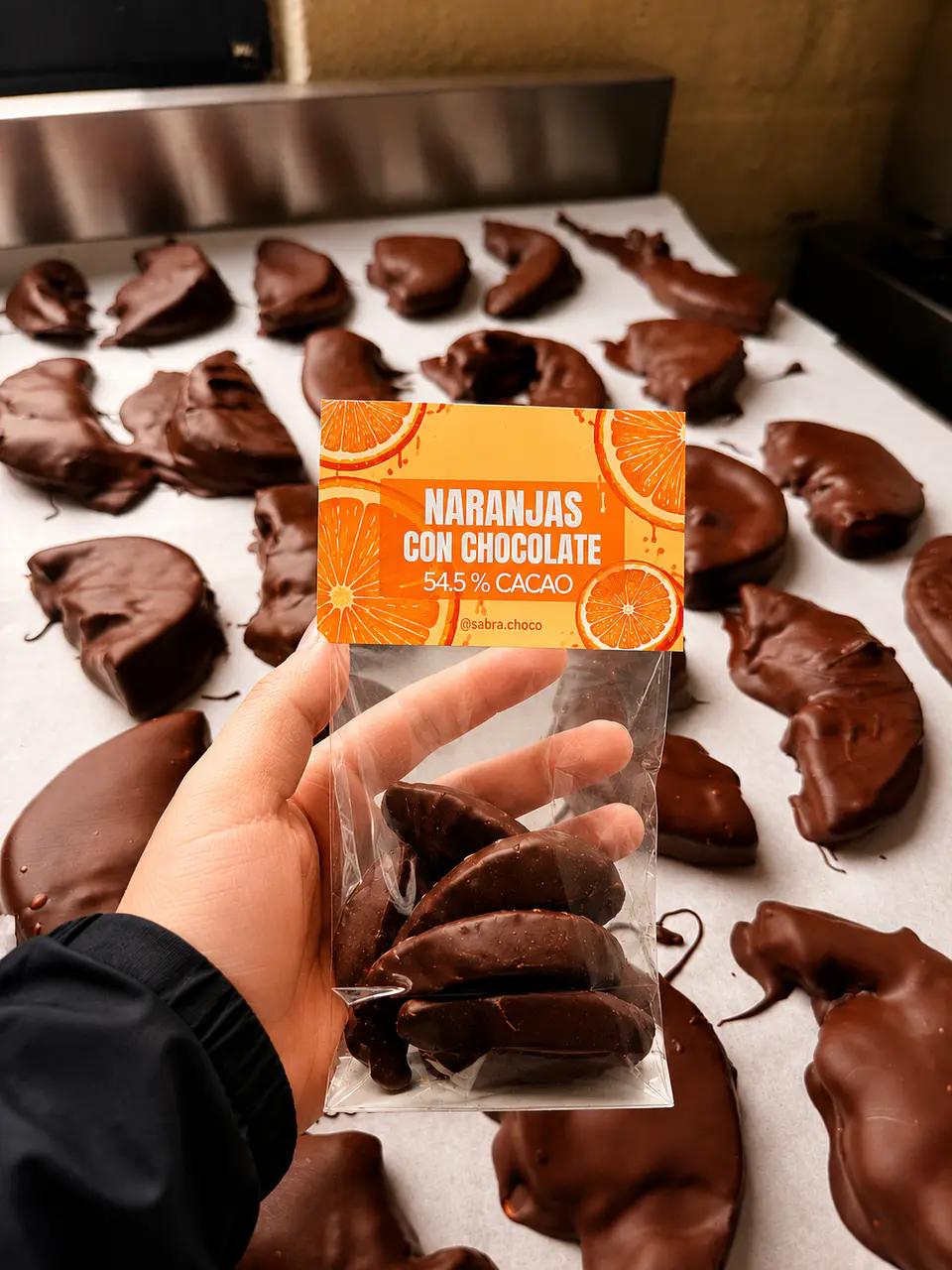 Naranjas con chocolate 150g 1
