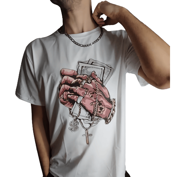 Camiseta manga corta con estampado 