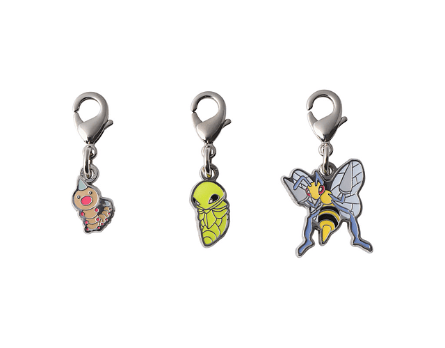 Llavero Pokémon Set Weedle・Kakuna・Beedrill