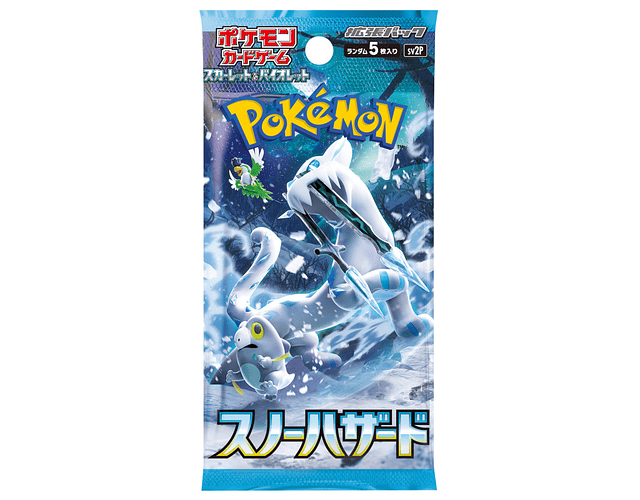 Sobres Pokémon Snow Hazard Scarlet & Violet Booster Japón