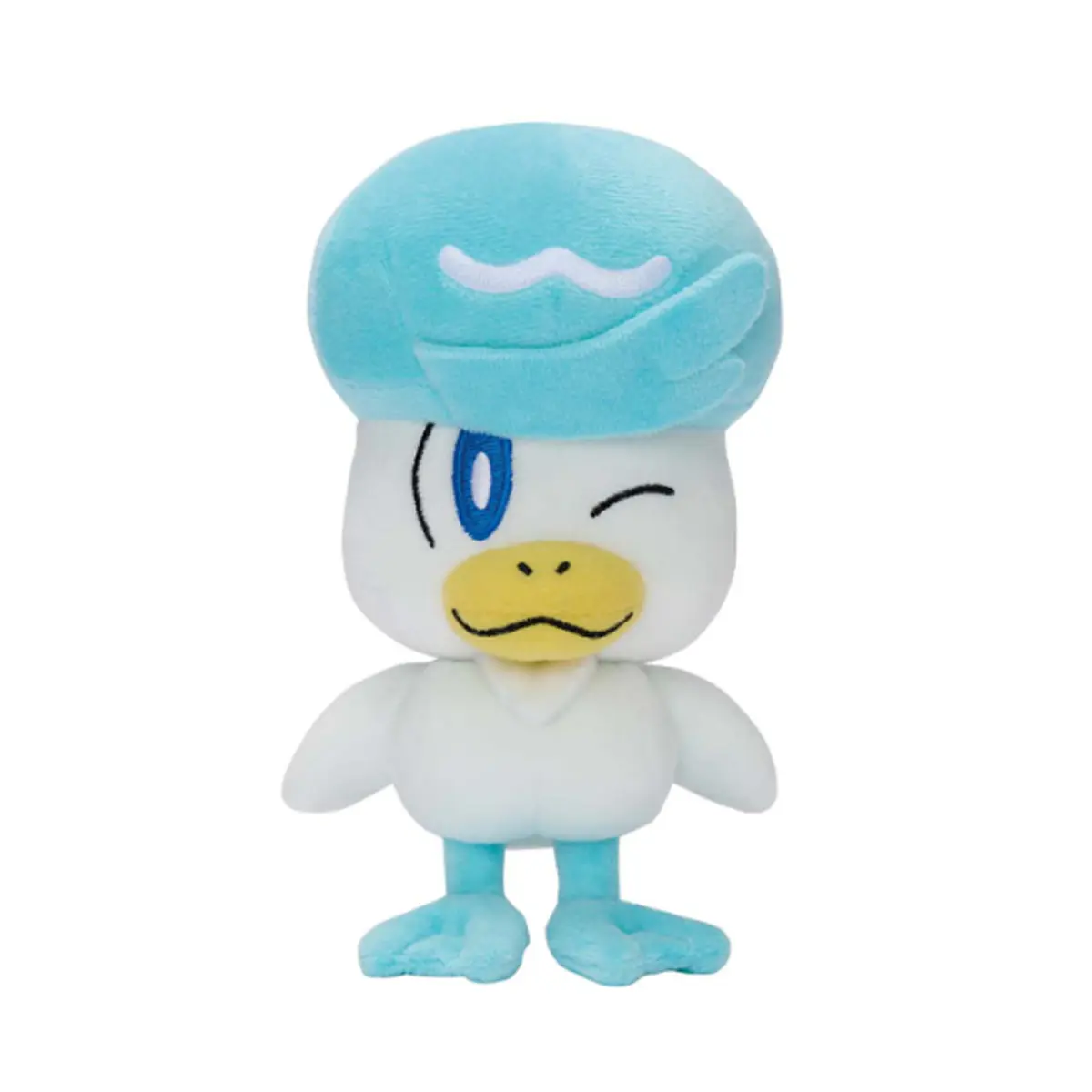 Pokemon Center - Portachiavi In Peluche Quaxly, Azzurro, 8x6x11 Cm