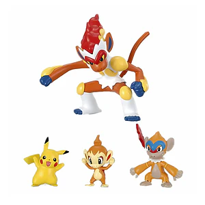 Kit Chimchar - monferno  - infernape figura Plastic Model (+ Pikachu)