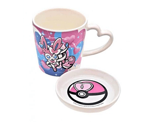 Taza Sylveon Ball Freak con plato - Pokémon Center 2021 