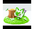 Figura Pokémon Re-Ment Sprigatito Paldea Desktop
