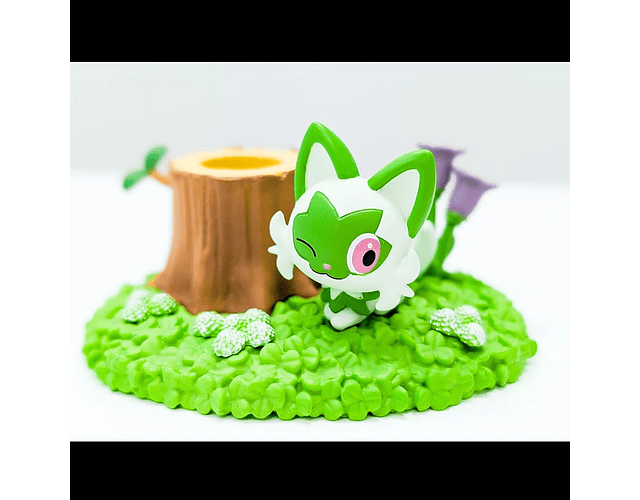 Figura Pokémon Re-Ment Sprigatito Paldea Desktop