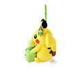 Llavero peluche Pikachu & Smoliv Pokémon Center Kagawa
