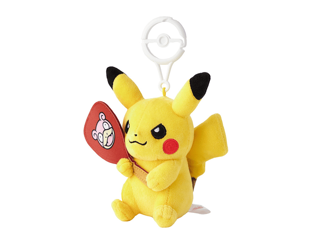Llavero peluche Pikachu Slowpoke Fan Pokémon Center Kagawa