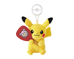 Llavero peluche Pikachu Slowpoke Fan Pokémon Center Kagawa