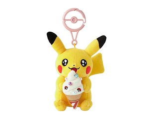 Llavero peluche Pikachu Oiri Ice Cream Pokémon Center Kagawa