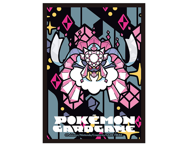 Protectores cartas Pokemon Mega Diacie