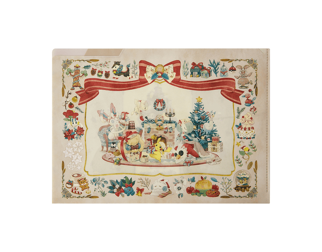 Carpeta A4 Pokémon Navidad Holiday Blessings 2025