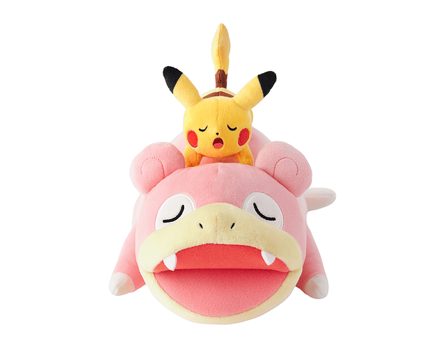Peluche Pokémon center Kagawa Pikachu y & Slowpoke 