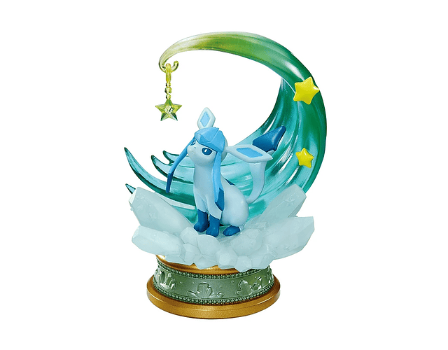 Figura Pokémon Re-Ment Glaceon Starrium 3 Dreamy Moonlit Night