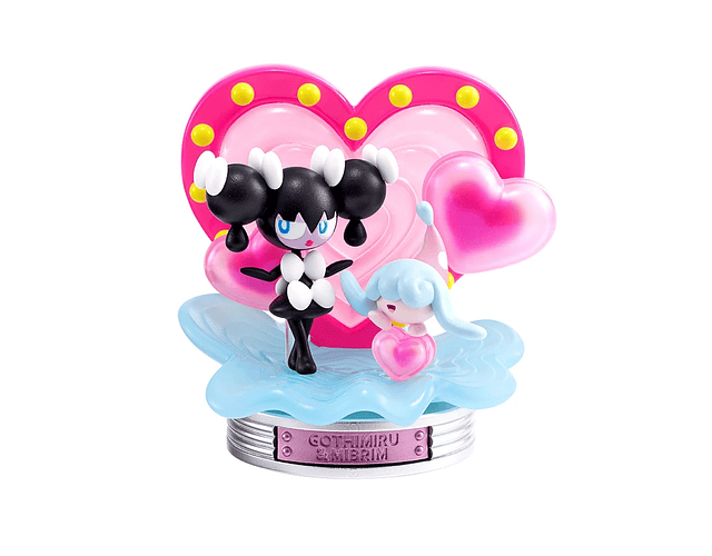 Figura Pokémon Re-Ment Neon Party Gothorita & Hatenna