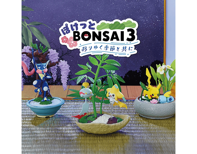 Figura Pokémon Re-Ment Greninja Bonsai 3 