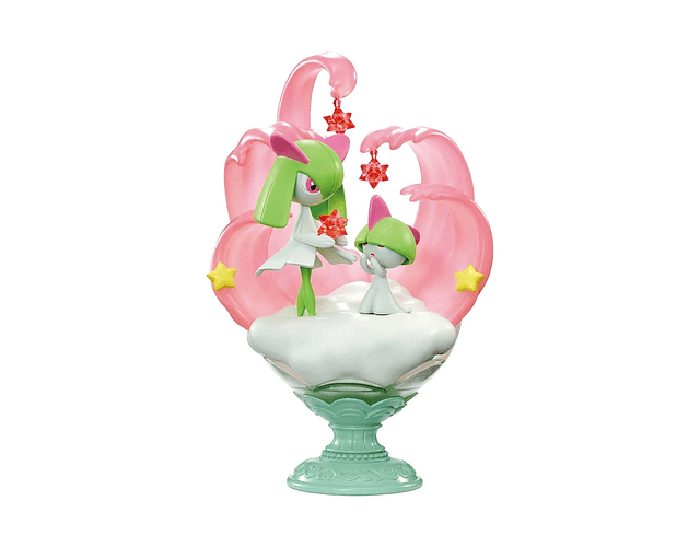 Figura Pokémon Re-Ment Ralts & Kirlia Dreamy Moonlit Night