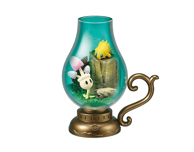 Figura Pokémon Re-Ment Joltik & Morelull Lantern Diorama 