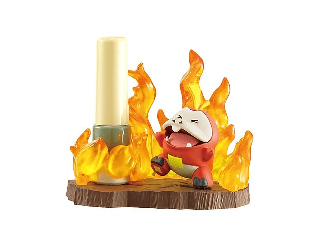 Figura Pokémon Re-Ment Fuecoco Battle on Desk 