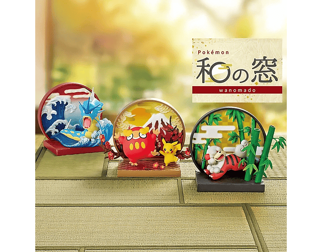 Figura Pokémon Re-Ment Gyarados Wanomado 