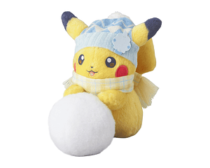 Pikachu navidad snow ball holiday blessing 2025