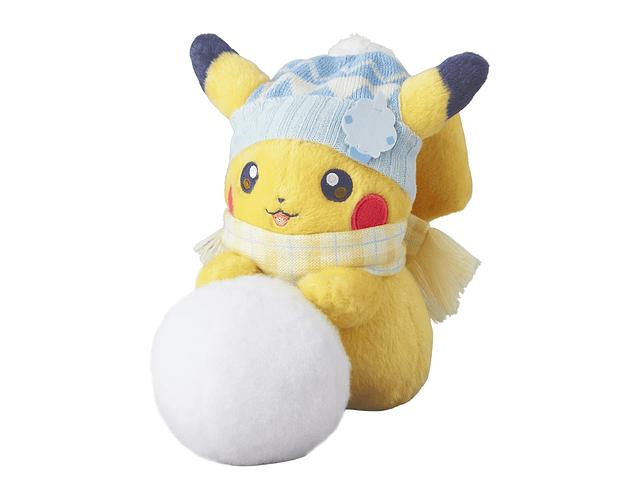 Pikachu navidad snow ball holiday blessing 2025