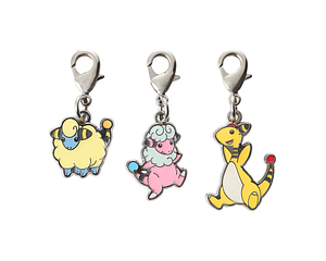 Llavero Pokémon Set Mareep・Flaaffy・Ampharos