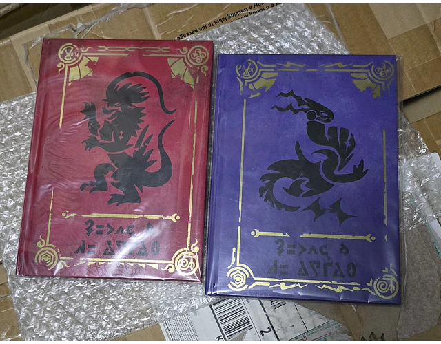 Set art book Violet & scarlet 