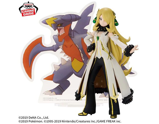 Figura Cynthia Master EX - Mega garchomp