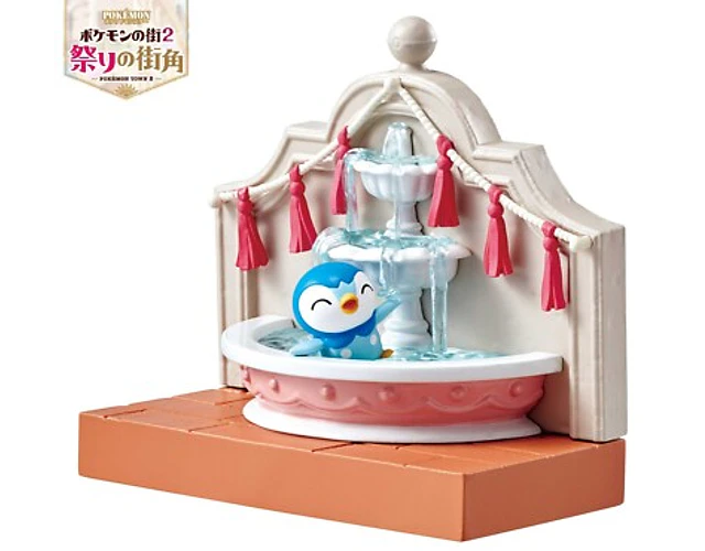 Figura Pokémon Re-Ment Piplup Town 2 Festival Street