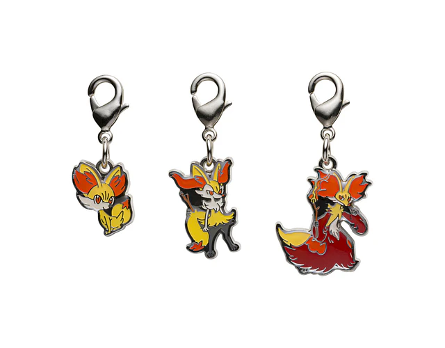 Llavero Pokémon Set Fennekin・Braixen・Delphox