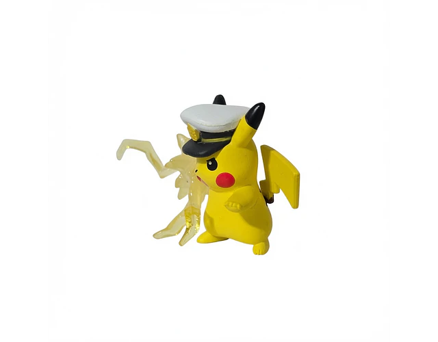 Figura Gachapon Capitán Pikachu
