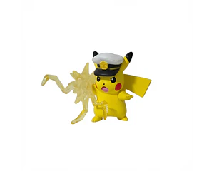 Figura Gachapon Capitán Pikachu