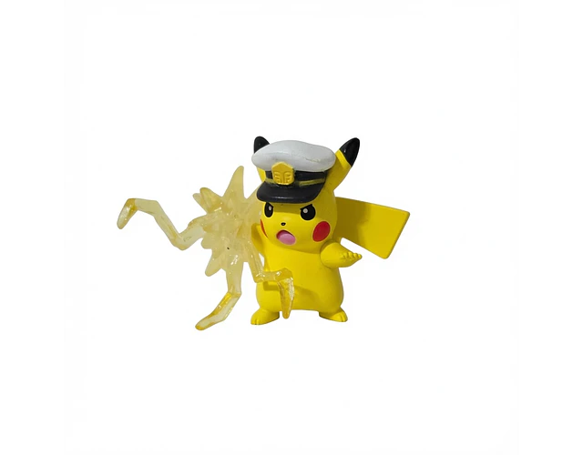 Figura Gachapon Capitán Pikachu