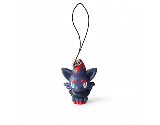 Figura Gachapon llavero colgante plano Zorua