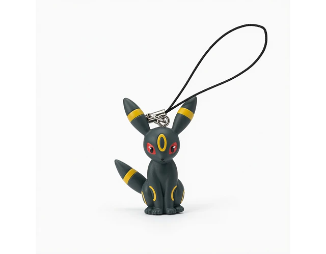 Figura Gachapon llavero colgante plano Umbreon