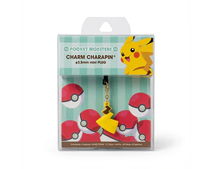 Charm Charapin Pikachu – Plug 3.5 mm Oficial Pokémon Center 2013