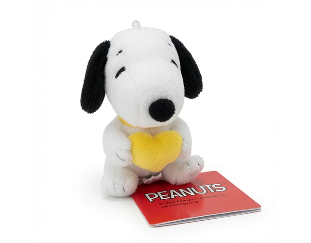 Peluche Snoopy con Corazón Amarillo – Peanuts (2026)