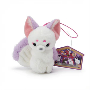 Peluche Colgante Zorro Espiritual Blanco/Púrpura Kitsune – AMUSE 2023