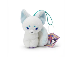 Peluche Colgante Zorro Espiritual Blanco/Celeste Kitsune – AMUSE 2023