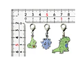 Llavero Pokémon Set Larvitar・Pupitar・Tyranitar 