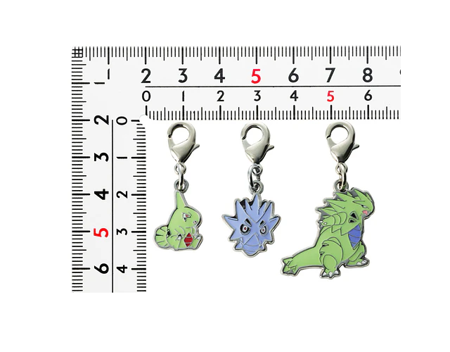Llavero Pokémon Set Larvitar・Pupitar・Tyranitar 