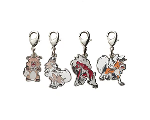 Llavero Pokémon Set Rockruff・Lycanroc Forms