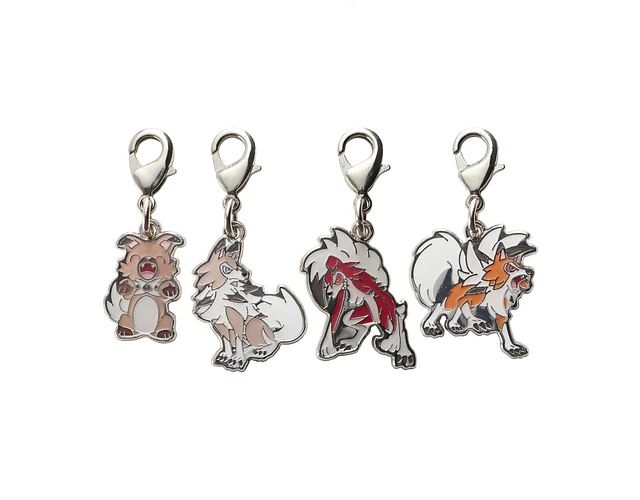 Llavero Pokémon Set Rockruff・Lycanroc Forms