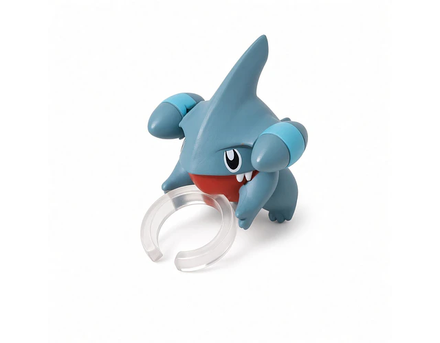 Figura Gachapon Gible anillo